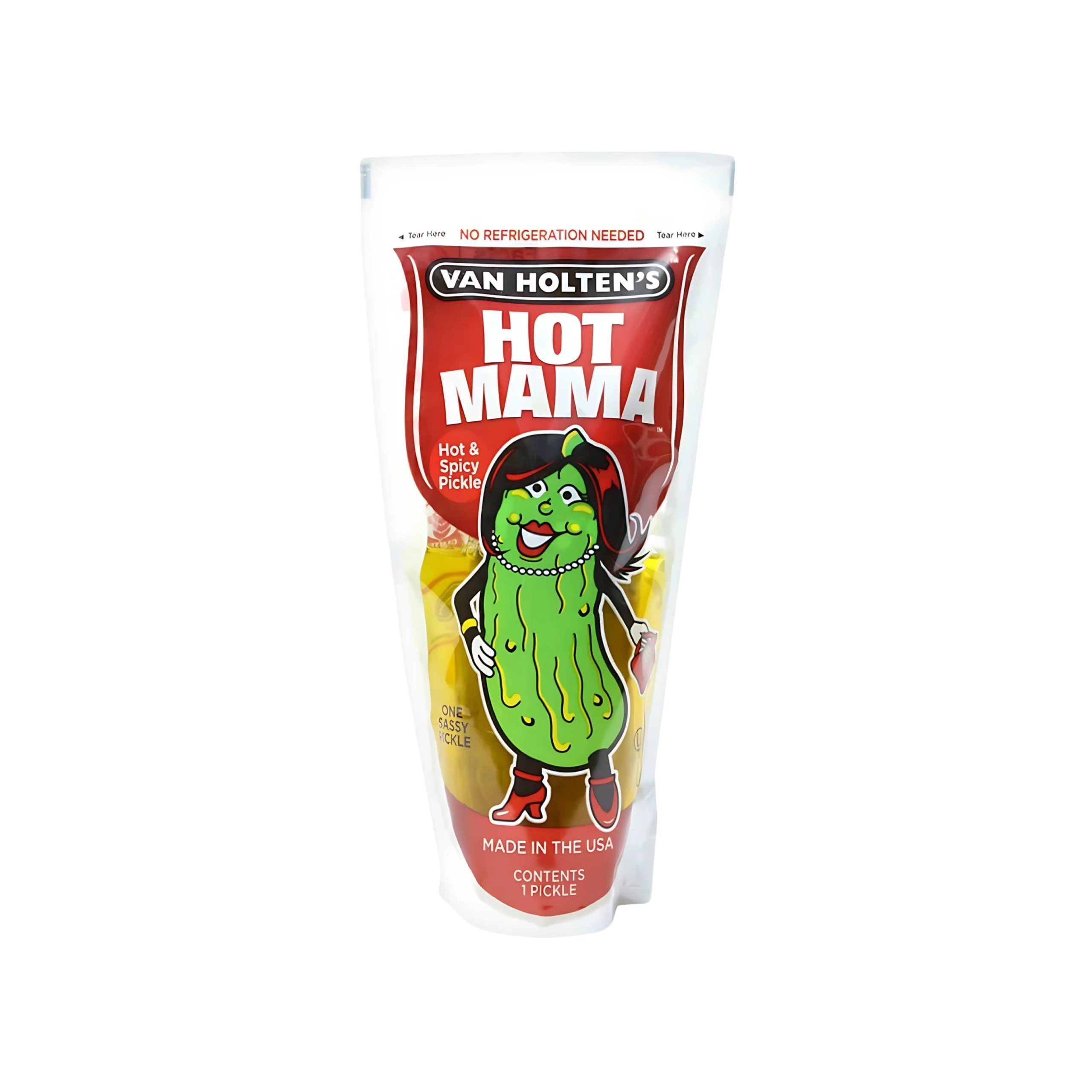 Van Holtens heiße Mama Hot Pickle in einer Tasche (USA)