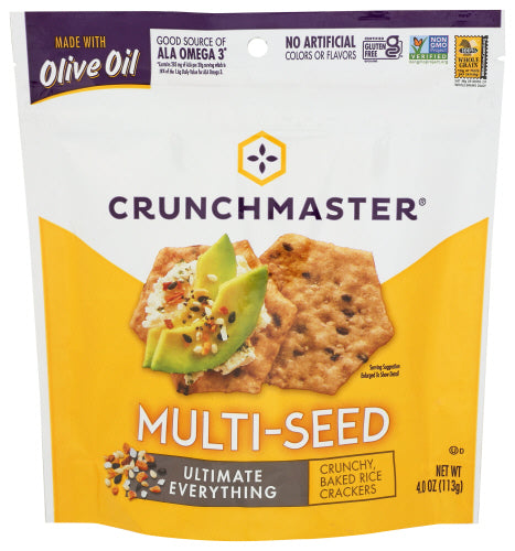 Crunchmaster Mehrfarbig-Seed Ultimate Everything Cracker, 4 Oz – Packung mit