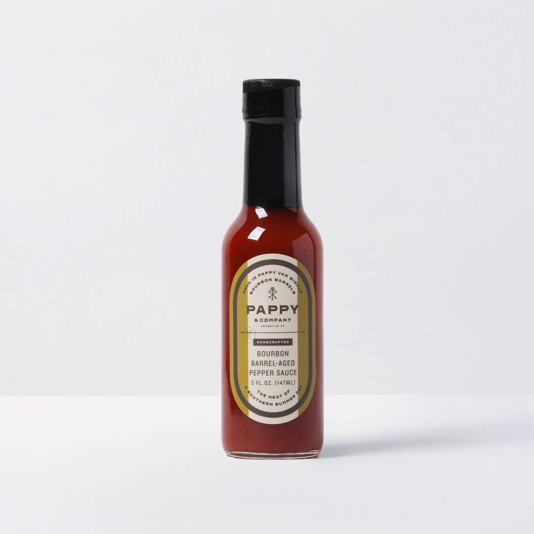 Willkommen bei Pappy & Company Bourbon Fass Aged Pfeffersauce