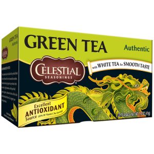 Celestial Seasonings authentischer grüner Tee, 20 Beutel, Packung mit 6