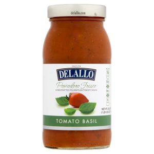 Delallo Soße Tomaten Basilikum Pomodoro Fresko, 25.25 Unze (Packung mit 6)