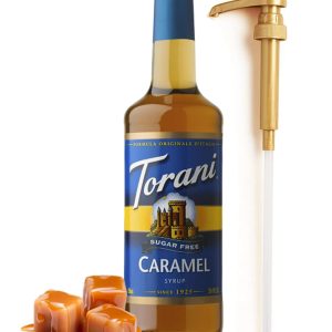 Torani Sirup Zuckerfrei Karamell 25.4 Fo – Packung mit 6