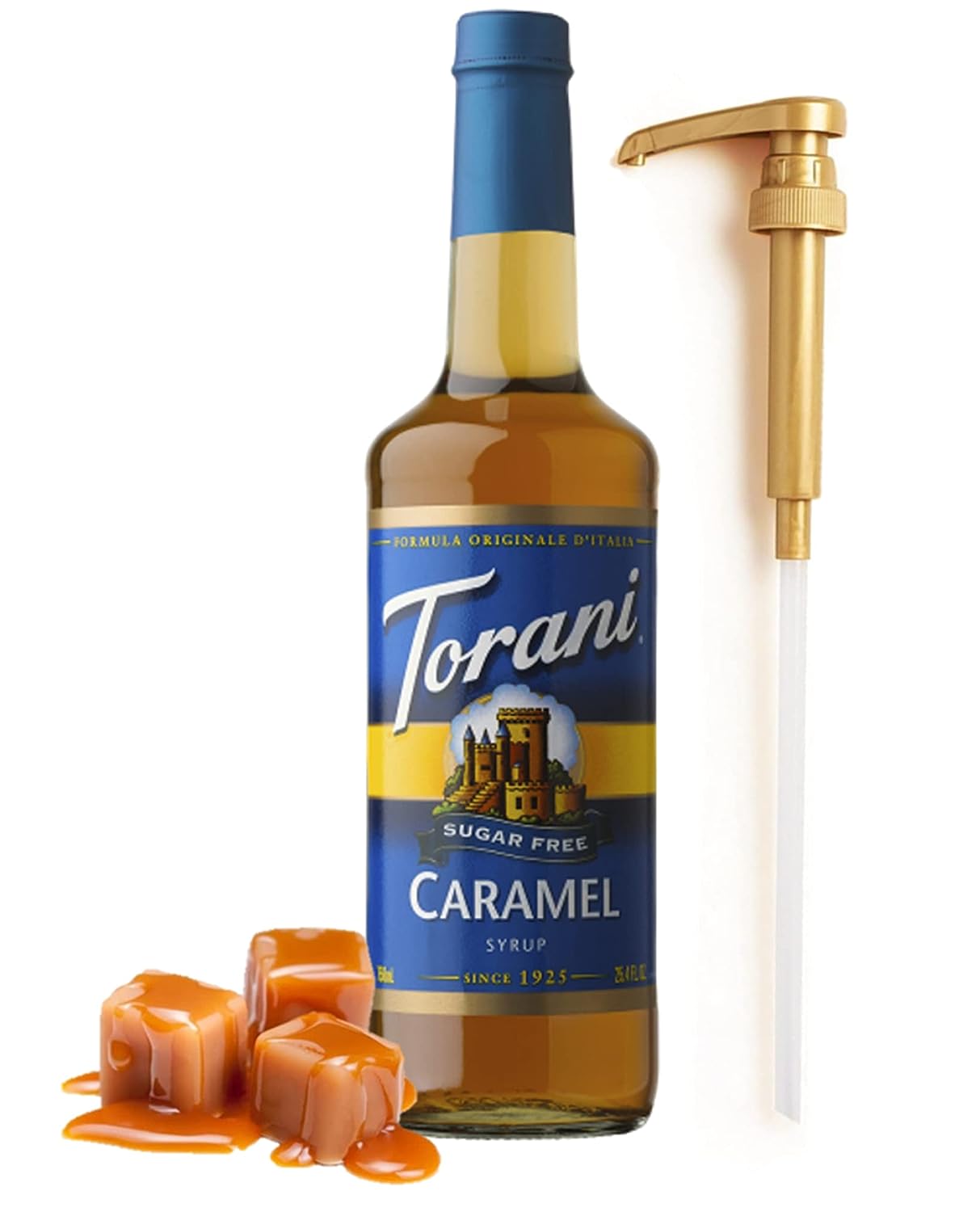 Torani Sirup Zuckerfrei Karamell 25.4 Fo – Packung mit 6