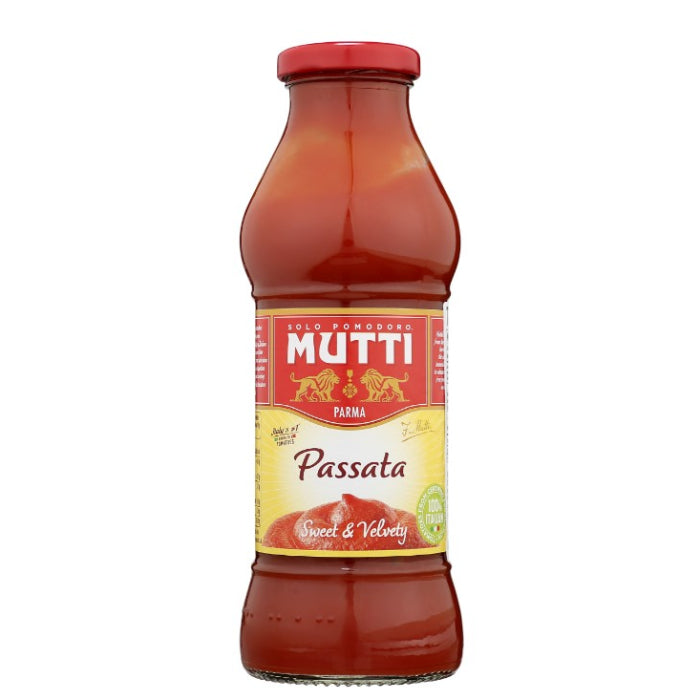 Mutti – Tomate Passata Bottiglia 14 Oz – Packung mit 12 Stück