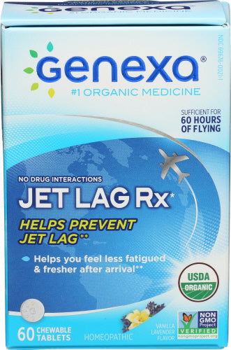 Genexa – Bio Jet Lag Rx 60 TB – Packung mit 1 Stück