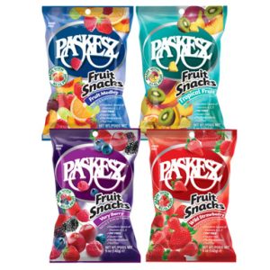 Paskesz Fruit Snacks, Variety Pack, Fat Free, glutenfrei, 5 Unzen Beutel, 4 Geschmacksrichtungen
