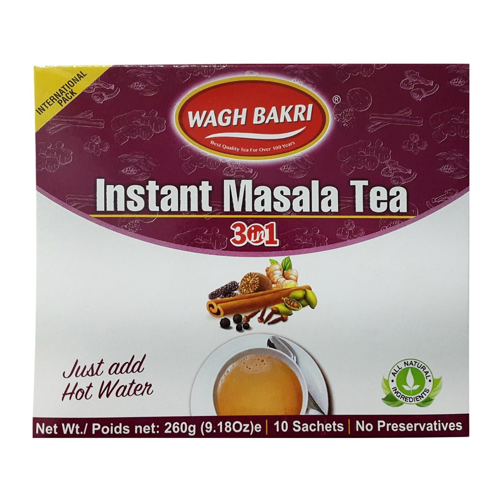 Wagh Bakri Instant Masala Chai Tee, 260 Gramm