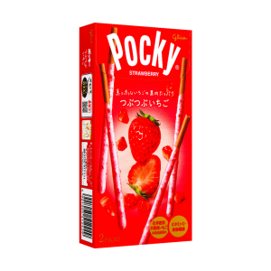 Pocky zerstoßen Erdbeer-Kekse-Sticks