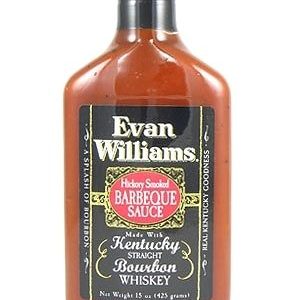 Evan William’s Hickory geräuchert BBQ Soße. – 15oz
