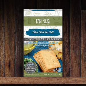 Partners Cracker – Olivenöl & Meersalz Hors d .oeuvre Cracker