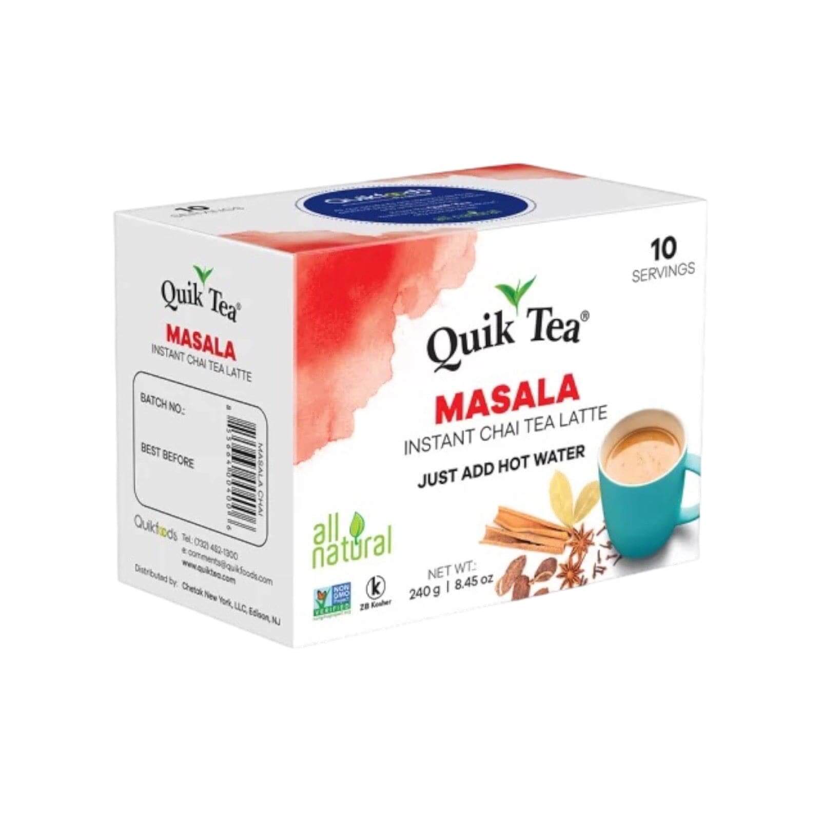 Quik Tee Masala Instant Chai Tee Latte
