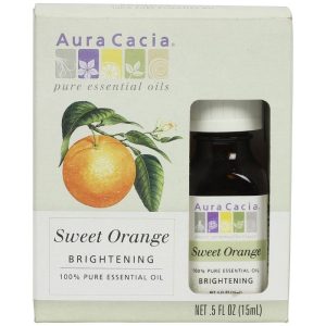 Aura Cacia Ätherisches Öl süß Orange Boxed, 0,5 oz – Packung mit 1