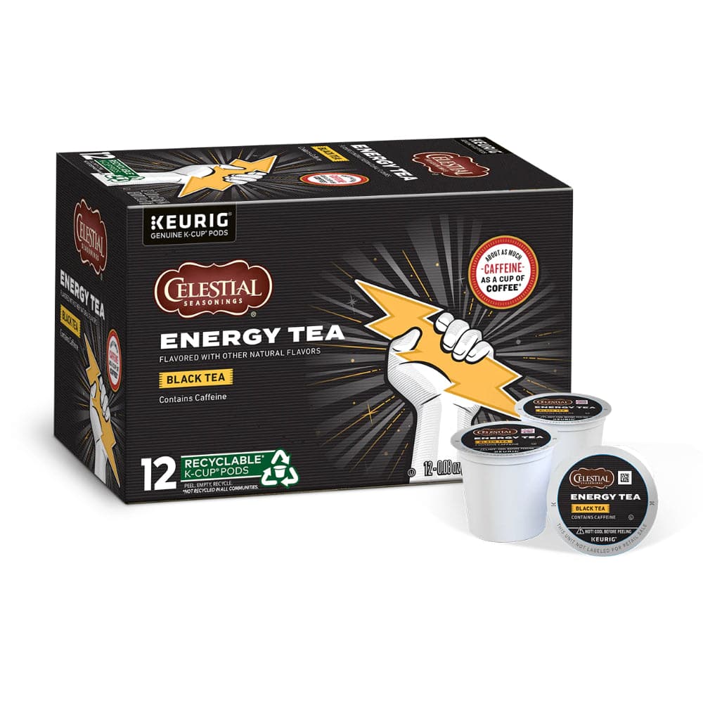 Celestial Seasonings Energie Schwarzer Tee Keurig K-Cup, 12 Oz