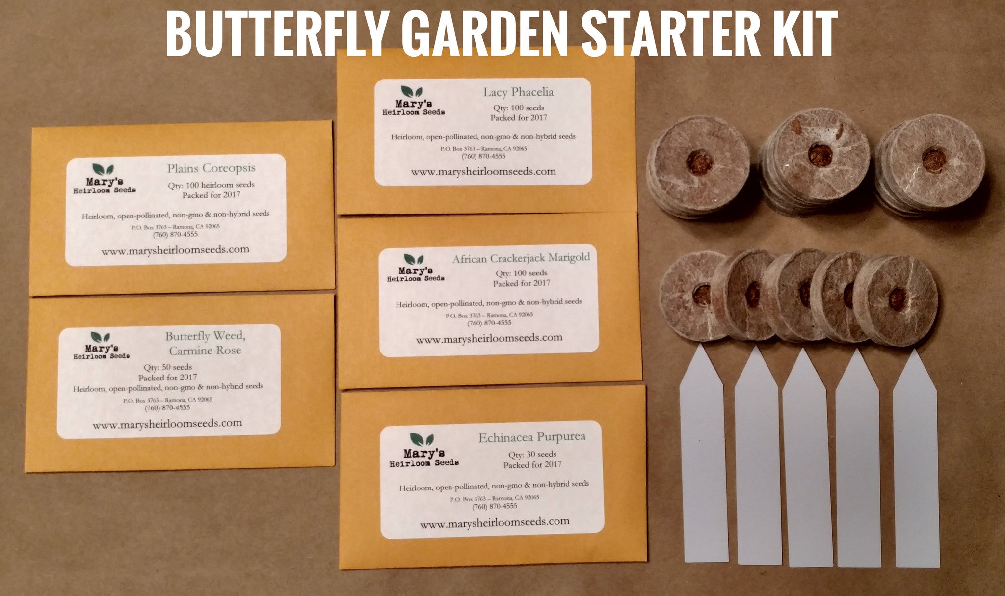 Schmetterling Garten Starter Kit