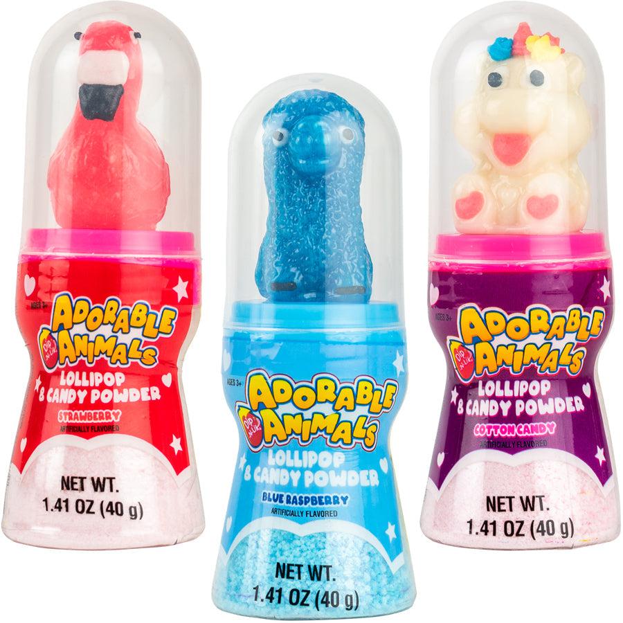 Entzückende Tiere Lollipop & Süßigkeiten Pulver