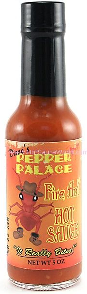 Dave's Pfeffer Palace Fire Ant Chilisauce, 5oz