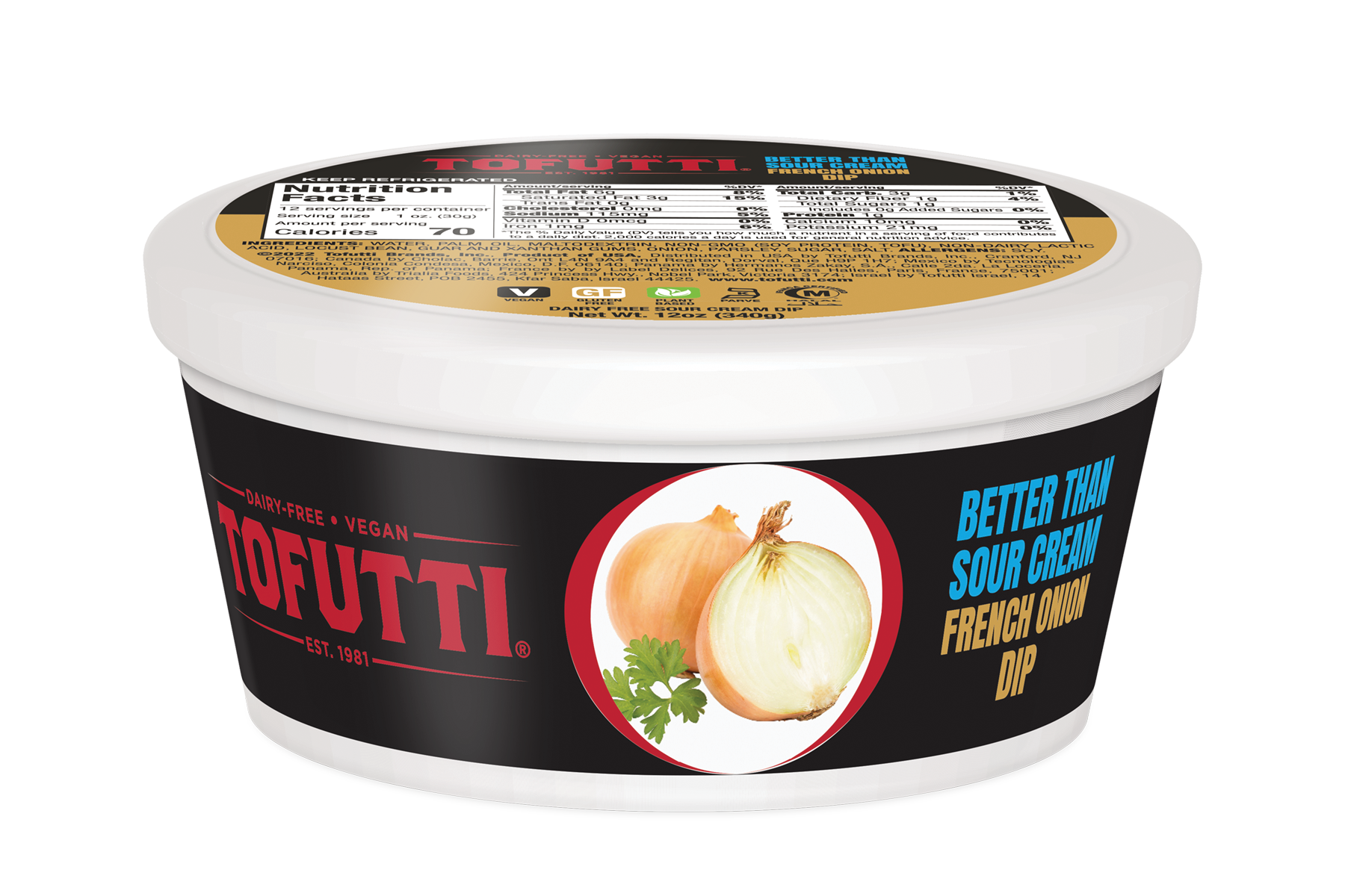 Entdecken Sie Tofutti Dips: Cremige & Vegan-freundliche Auswahl