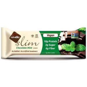 Nugo Slim Protein Bar – Schokolade Minze, 1,59 Unzen Packung mit 12
