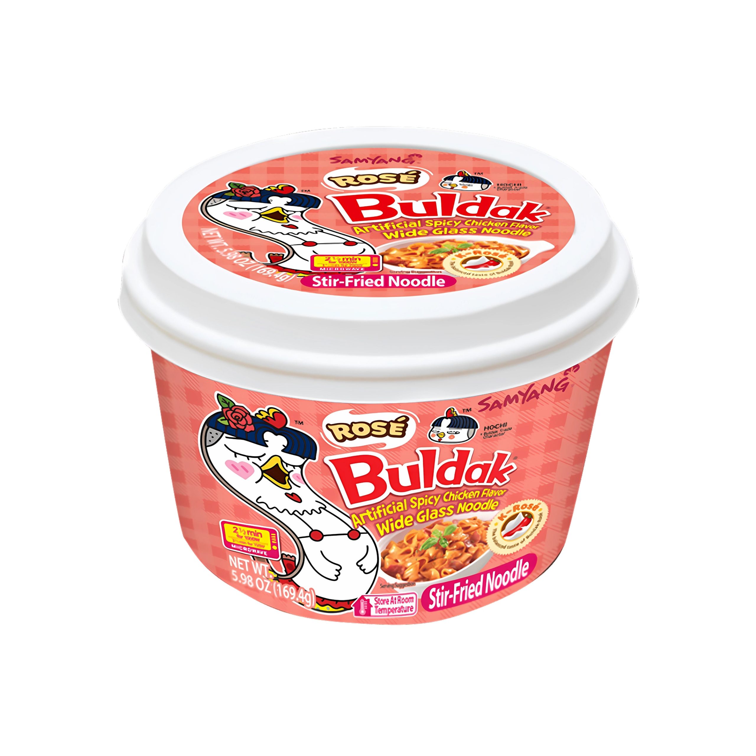 Buldak Wide Glass Nudelrose (korea)