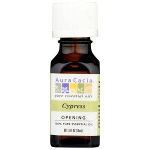 Aura Cacia Ätherisches Öl Zypresse, 0,5 oz (Packung mit 1)