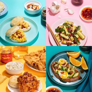 heißes knuspriges Öl – extra heiße Chili Knoblauchknacken