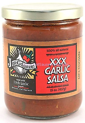 J Goldstein XXX Knoblauch Salsa, 15oz