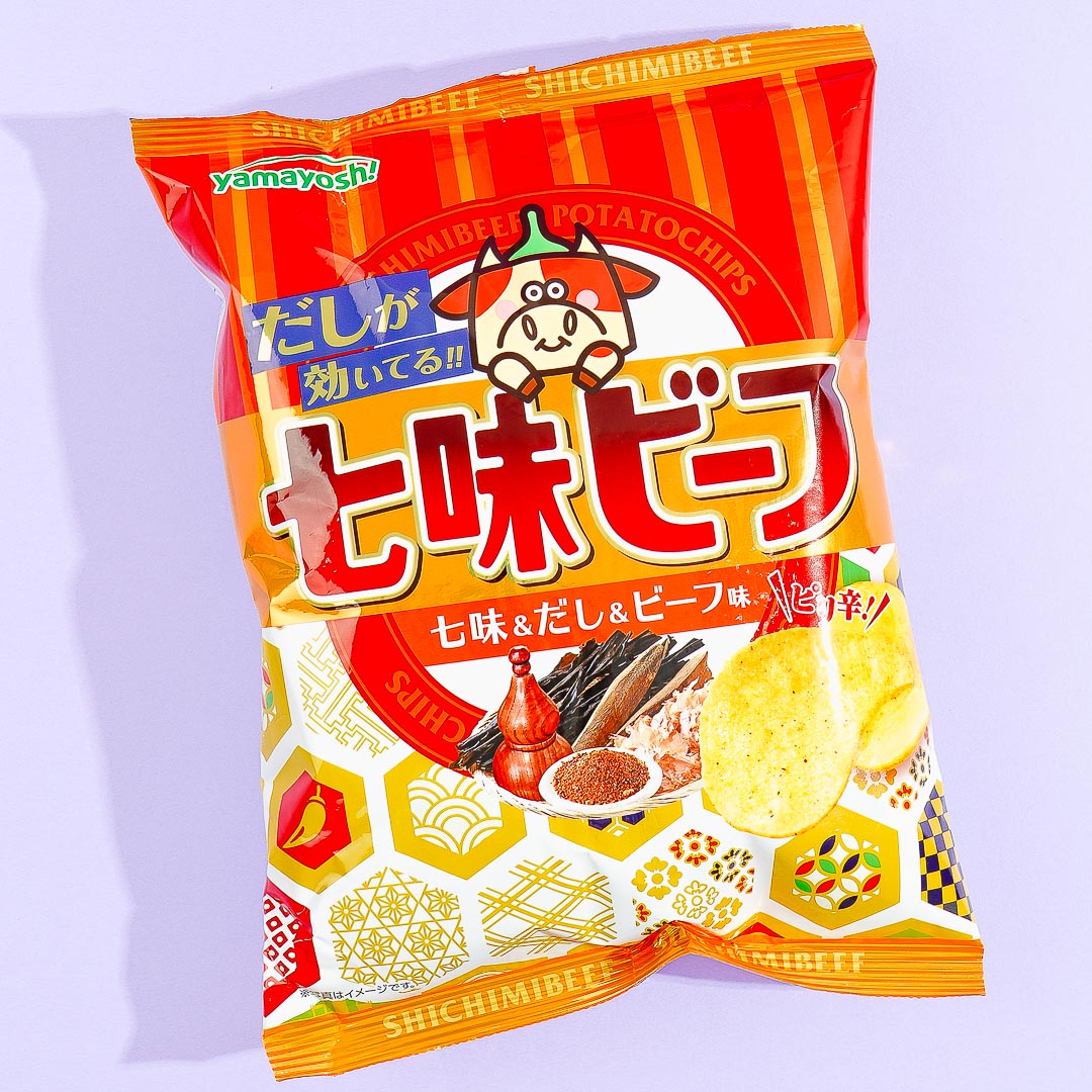 Yamayoshi Kartoffelchips – Shichimi Rindfleisch
