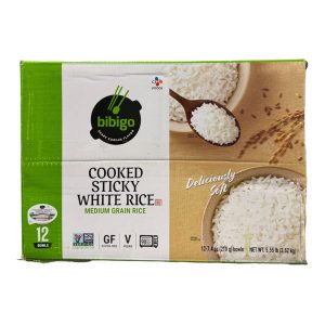Bibigo Cooked Sticky weißer Reis mittelkörniger Reis
