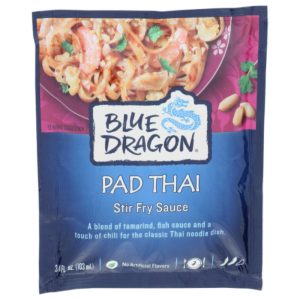 blauer Drache – Sauce rühren Bratenpad thai, 3.4 Unzen – Packung mit 12