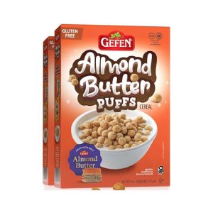 Gefen Cornflakes Puff Almont Butter 6 Unzen – Packung mit 12 Stück