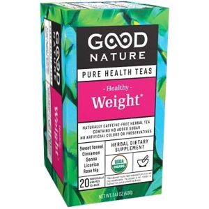 Good Nature – Healthy Weight Tee, 1,41 Unzen (Packung mit 6 Stück)
