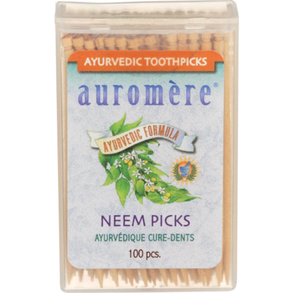 Auromere – Ayurvedische Zahnstocher Neem Dental, 100 Stk