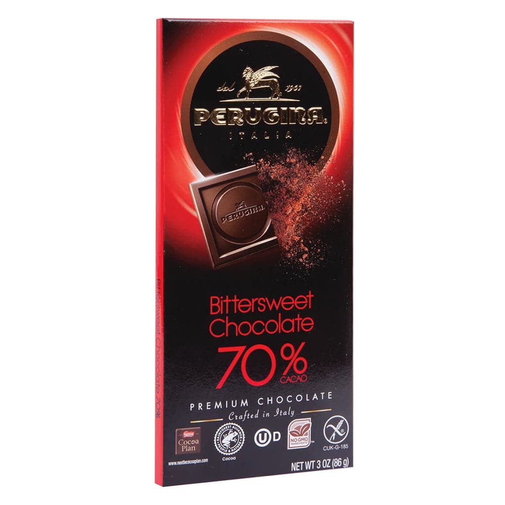 Perugina – Bittersüße Schokolade 70% Kakaoriegel – 3 Unzen