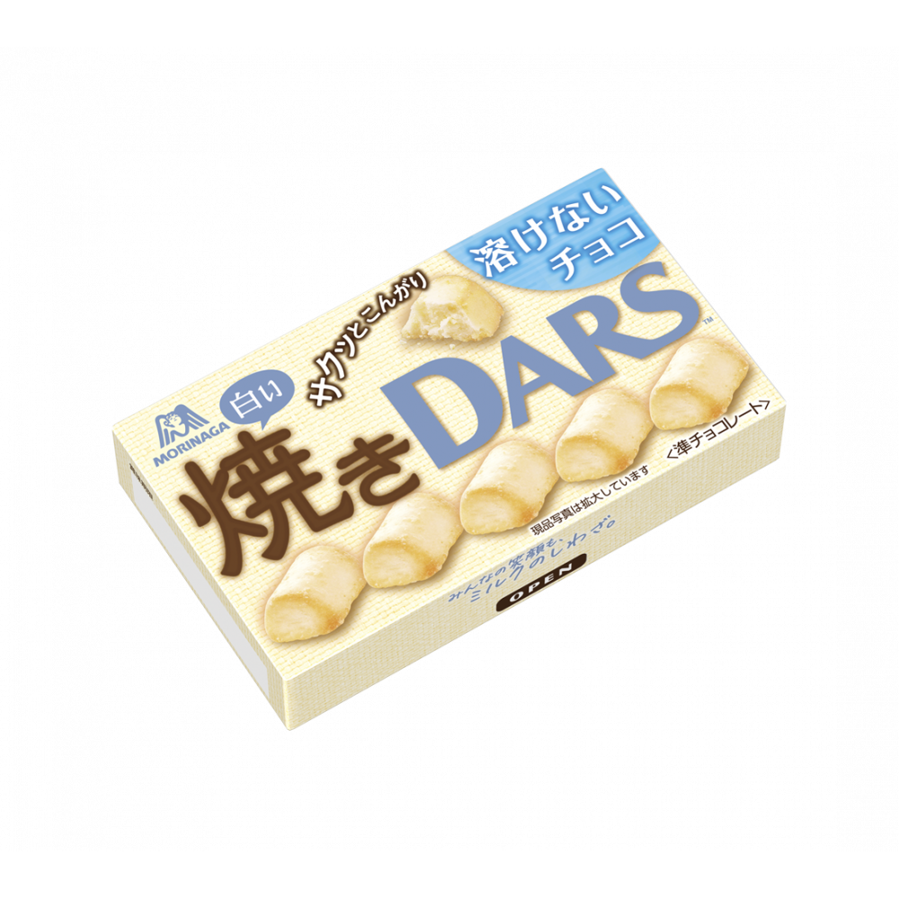 Morinaga Yaki Dars Baked Schokolade, Weiß