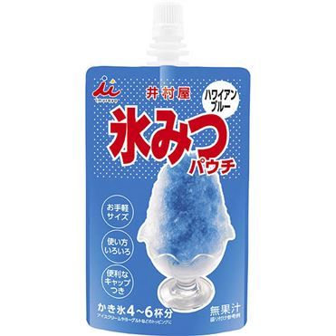 Imuraya, Korimitsu, ” Blauer Hawaii-Sirup, für Kakigori, Eis rasiert – 150g