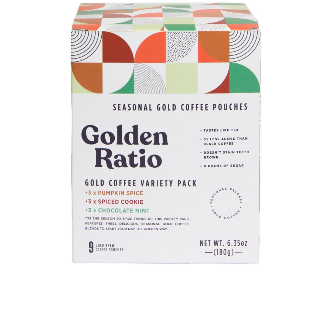 Gold Kaffee Saisonvarietät, säurearm - 6 Schachteln x 9-Beutel