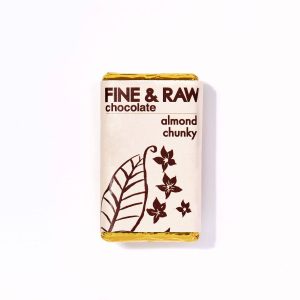 Fine and rohe Mandeln-Schokoladenriegel, bio – 10 bar x 1,5oz Gehäuse