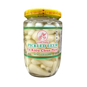 fliegendes Pferd eingelegter Lauch