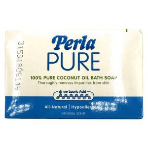 Perla – Perla rein- 100% reine Kokosöl Badeseife – original Duft – 125 g