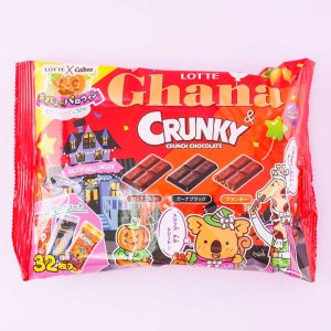 Lotte x Calbee Halloween Ghana & Crunky Schokoladenpackung