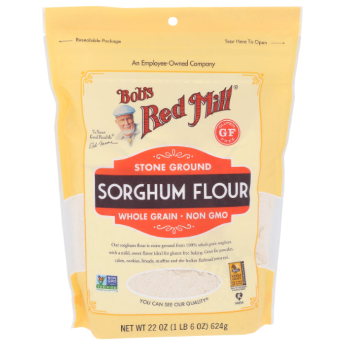 Bob’s Red Mill Mehl, Sorghum, 22 Unzen Packung mit 4