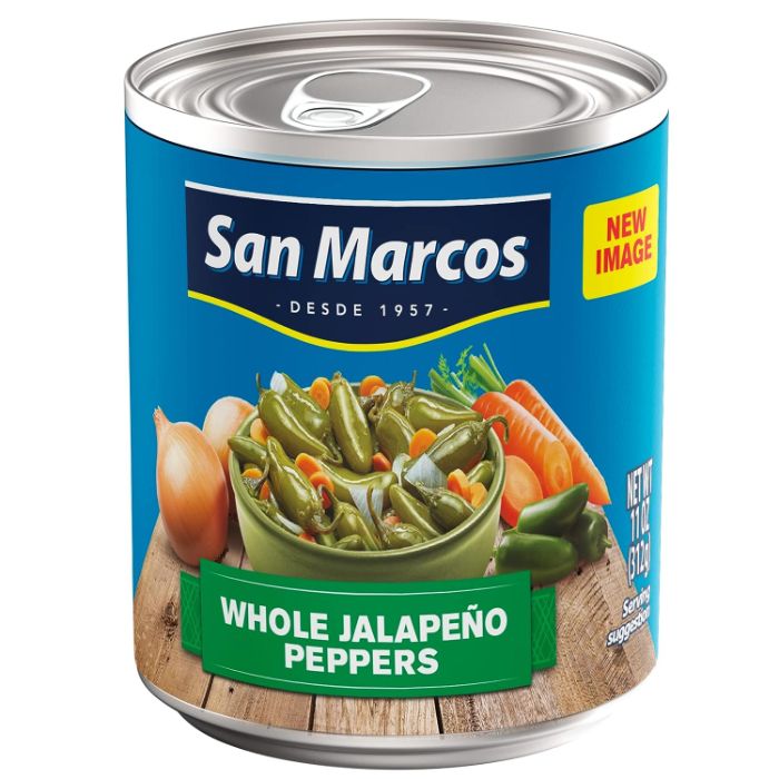 San Marcos – Pfeffer Jalapeño Ganz, 11 Oz – Packung mit 12 Stück