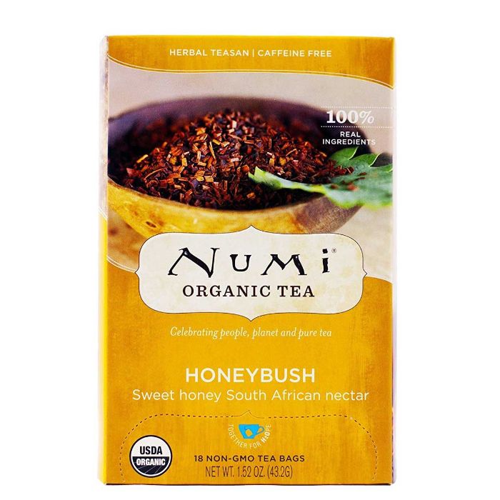 Numi Bio Tee – Kräuterbusch Tee, 18 Beutel – Packung mit 6 Stück