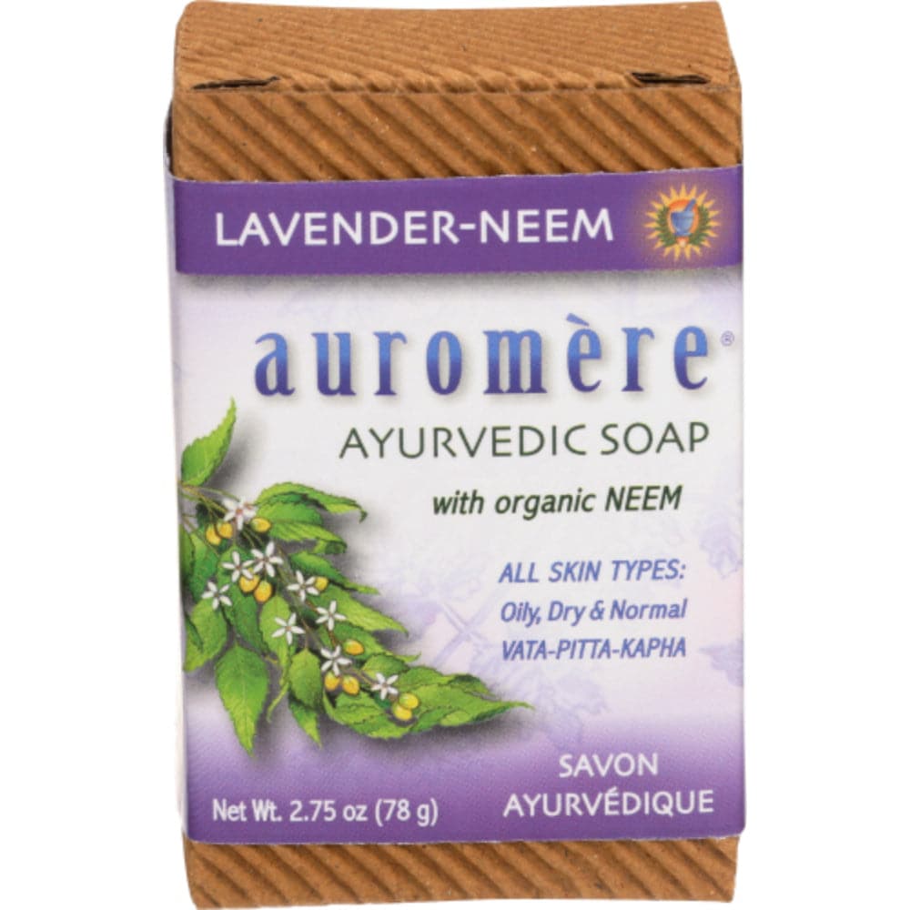 Auromere – Ayurvedische Bar Seife Lavendel-Neem, 2,75 oz