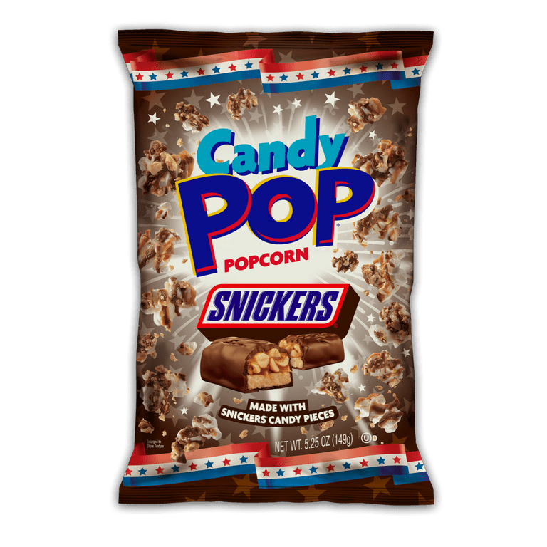 Süßigkeiten Popcorn Snickers