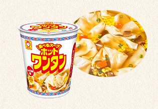Maruchan, Hot Wonton, Biss-Größe Knödel in Sojasauce Suppe