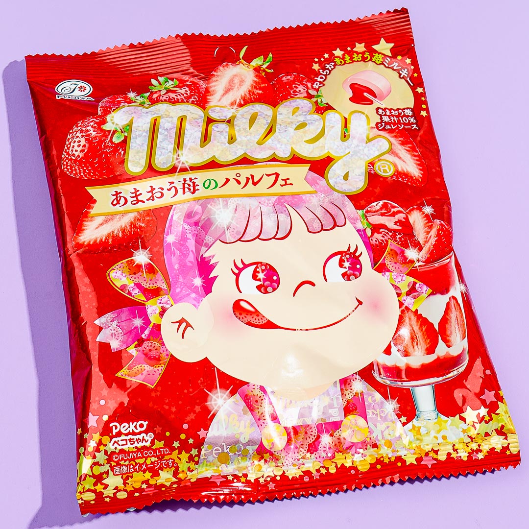 Milky Peko-Chan Erdbeere Parfait Süßigkeiten