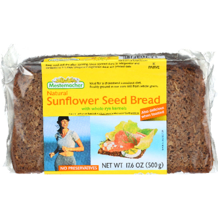 Mestemacher – Sonnenblumenkernbrot, 17,6 oz – Packung mit 12 Stück