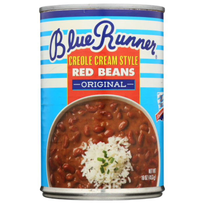 Blau Runner – Bean, Rot Creme Style, 16 Unzen – Packung mit 12 Stück