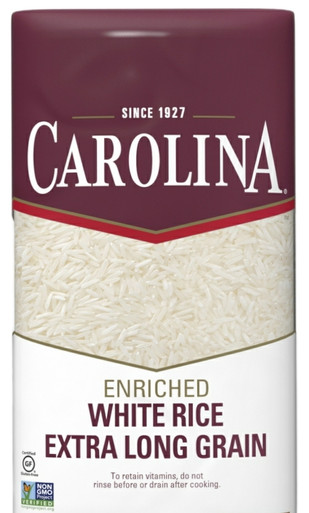 Carolina bereichert Extra Langkorn weißer Reis 3lb